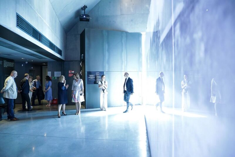 The IPN exhibition "Blessed are the Righteous, for..." The Story of the Ulma Family" was opened in Markowa. Photo: Mikołaj Bujak, IPN The IPN exhibition "Blessed are the Righteous, for..." The Story of the Ulma Family" was opened in Markowa. Photo: Mikołaj Bujak, IPN