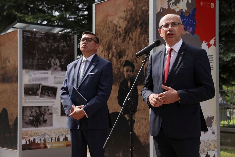 The IPN exhibition "Death for Humanity. The Ulma family" was officially opened at the St. Dorothy Parish Church in Markowa, 9 September 2023; photo:Mikołaj Bujak, IPN