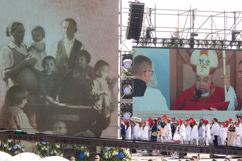 The beatification of the Ulmw family, 10 September 2023, Markowa; photo: Sławek Kasper IPN