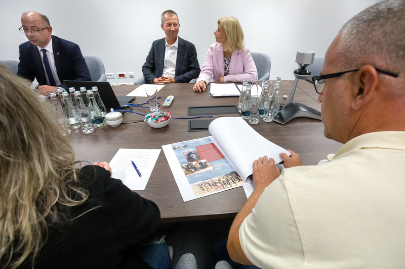 A delegation from Israel visited the IPN, Warsaw, 7 September 2023; Photo: S. Kasper (IPN) A delegation from Israel visited the IPN, Warsaw, 7 September 2023; Photo: S. Kasper (IPN)
