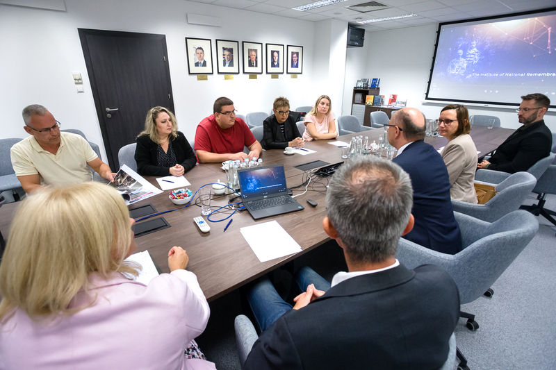 A delegation from Israel visited the IPN, Warsaw, 7 September 2023; Photo: S. Kasper (IPN) A delegation from Israel visited the IPN, Warsaw, 7 September 2023; Photo: S. Kasper (IPN)