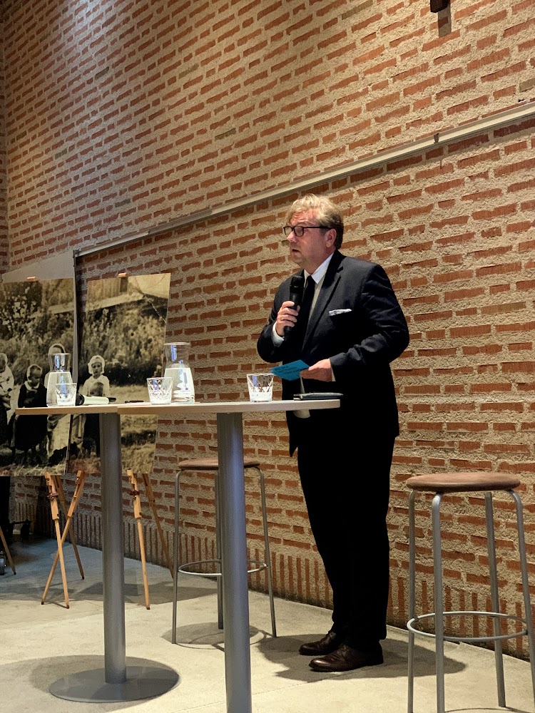 The Death for Humanity exhibition displayed in Stockholm, 10 September 2023; Photo: courtesy of the Polish Institute in Stockholm