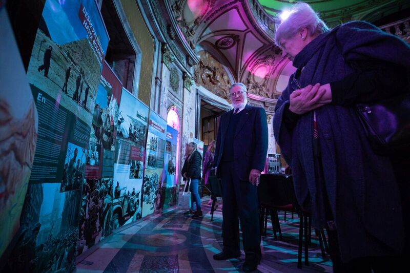 The "Trails of Hope. The Odyssey of Freedom" IPN exhibition in Buenos Aires, 12 September 2023; Photo: M.Bujak (IPN)