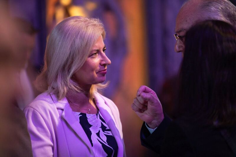 Agnieszka Jędrzak, Director of the IPN Office of International Cooperation. The "Trails of Hope. The Odyssey of Freedom" IPN exhibition in Buenos Aires, 12 September 2023; Photo: M.Bujak (IPN)