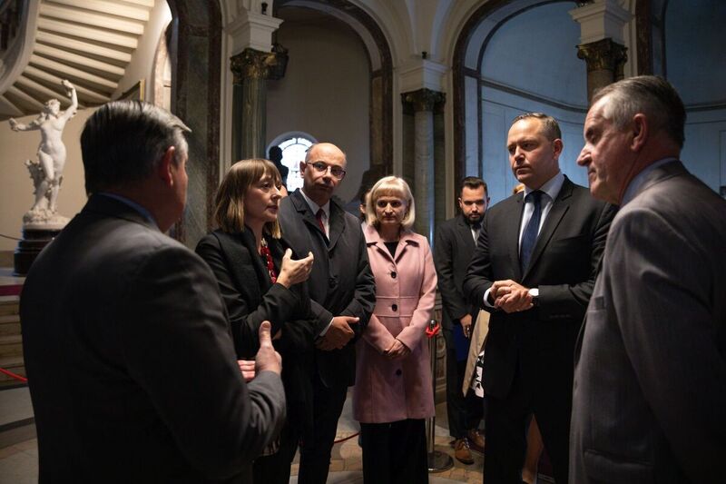 The "Trails of Hope. The Odyssey of Freedom" IPN exhibition in Buenos Aires, 12 September 2023; Photo: M.Bujak (IPN)