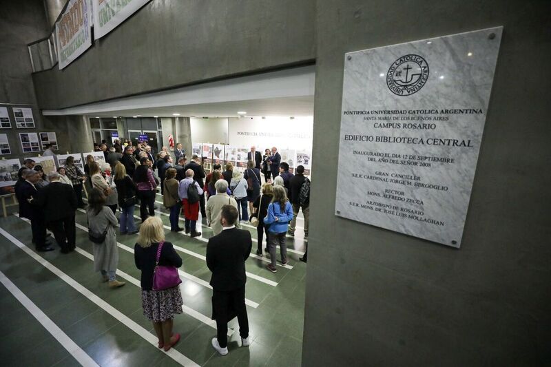 The IPN "The Good Samaritans from Markowa" exhibition presented in Rosario, Argentina – 14 September 2023; photo: M. Bujak (IPN)