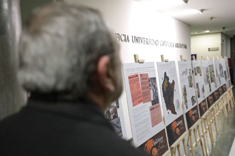 The IPN "The Good Samaritans from Markowa" exhibition presented in Rosario, Argentina – 14 September 2023; photo: M. Bujak (IPN)