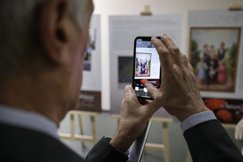 The IPN "The Good Samaritans from Markowa" exhibition presented in Rosario, Argentina – 14 September 2023; photo: M. Bujak (IPN)