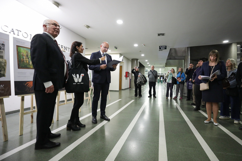 The IPN "The Good Samaritans from Markowa" exhibition presented in Rosario, Argentina – 14 September 2023; photo: M. Bujak (IPN)