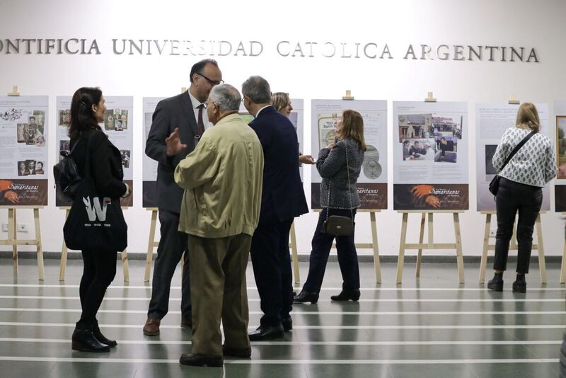 The IPN "The Good Samaritans from Markowa" exhibition presented in Rosario, Argentina – 14 September 2023; photo: M. Bujak (IPN)