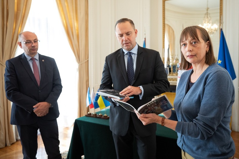 Two of the Institute's exhibitions on display in Argentina; photo: Mikolaj Bujak IPN