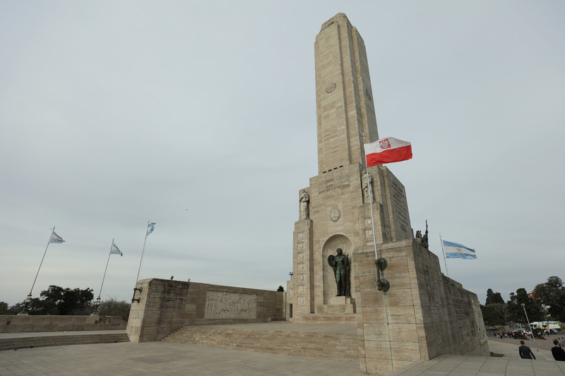 Two of the Institute's exhibitions on display in Argentina; photo: Mikolaj Bujak IPN