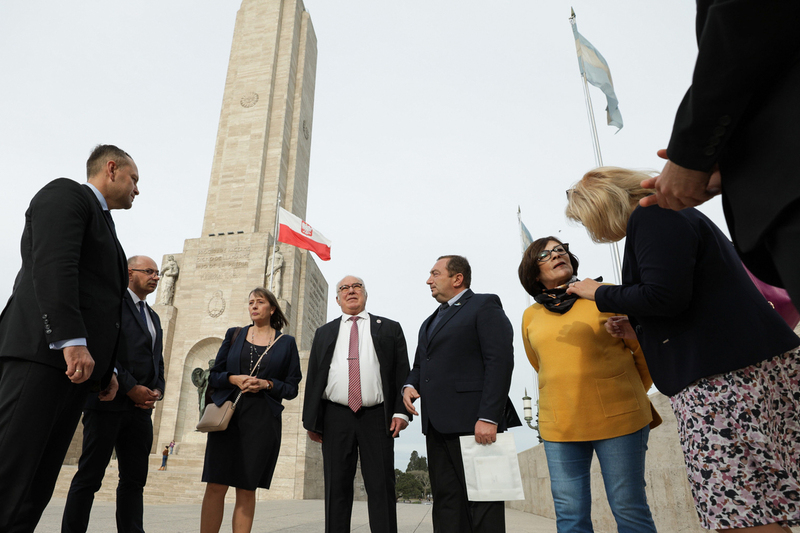 Two of the Institute's exhibitions on display in Argentina; photo: Mikolaj Bujak IPN