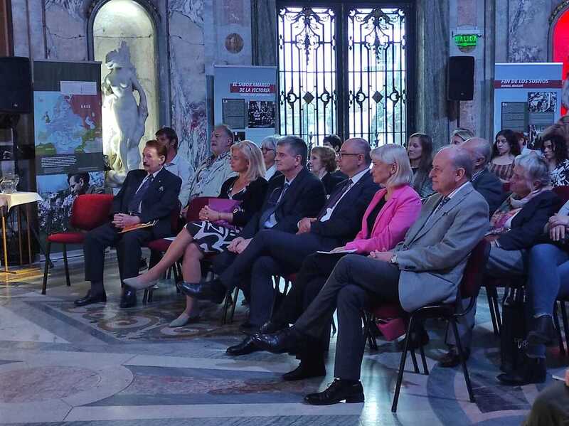 Two of the Institute's exhibitions on display in Argentina; photo: Mikolaj Bujak IPN