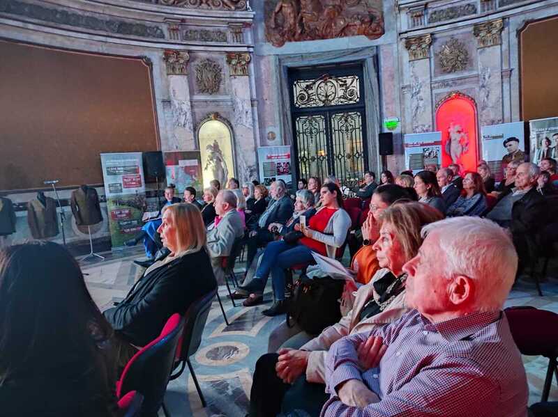 Two of the Institute's exhibitions on display in Argentina; photo: Mikolaj Bujak IPN