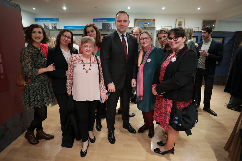 The "London Alive" exhibition opening, London 29 October 2023; Photo: Mikołaj Bujak IPN