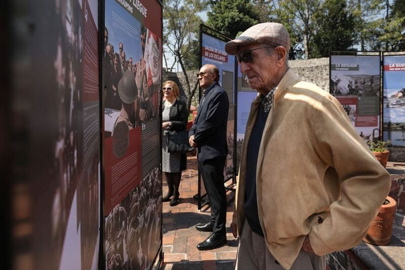 The "Trails of Hope. The Odyssey of Freedom" exhibition was presented in Mexico, 3 November 2023 Photo: Mikołaj Bujak