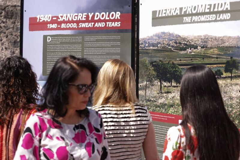 The "Trails of Hope. The Odyssey of Freedom" exhibition was presented in Mexico, 3 November 2023 Photo: Mikołaj Bujak