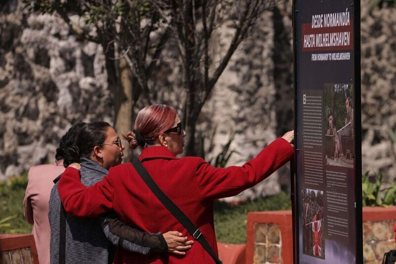 The "Trails of Hope. The Odyssey of Freedom" exhibition was presented in Mexico, 3 November 2023 Photo: Mikołaj Bujak