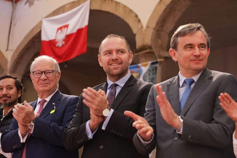 The celebration of the 80th anniversary of the arrival of Poles in the city of León, Mexico, 4 November 2023; Photo: Mikołaj Bujak (IPN)