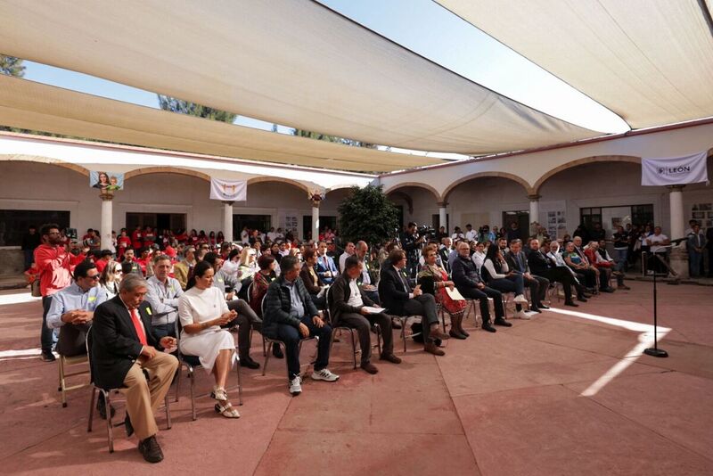 The celebration of the 80th anniversary of the arrival of Poles in the city of León, Mexico, 4 November 2023; Photo: Mikołaj Bujak (IPN)