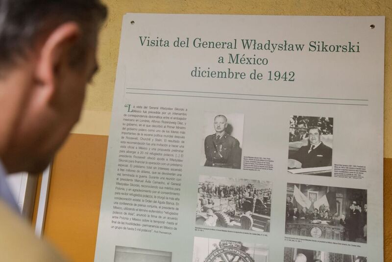 The celebration of the 80th anniversary of the arrival of Poles in the city of León, Mexico, 4 November 2023; Photo: Mikołaj Bujak (IPN)