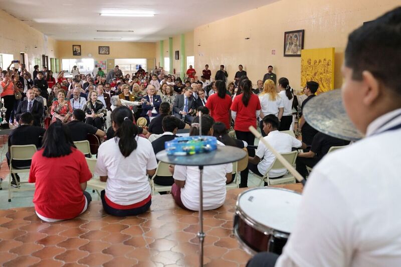 The celebration of the 80th anniversary of the arrival of Poles in the city of León, Mexico, 4 November 2023; Photo: Mikołaj Bujak (IPN)