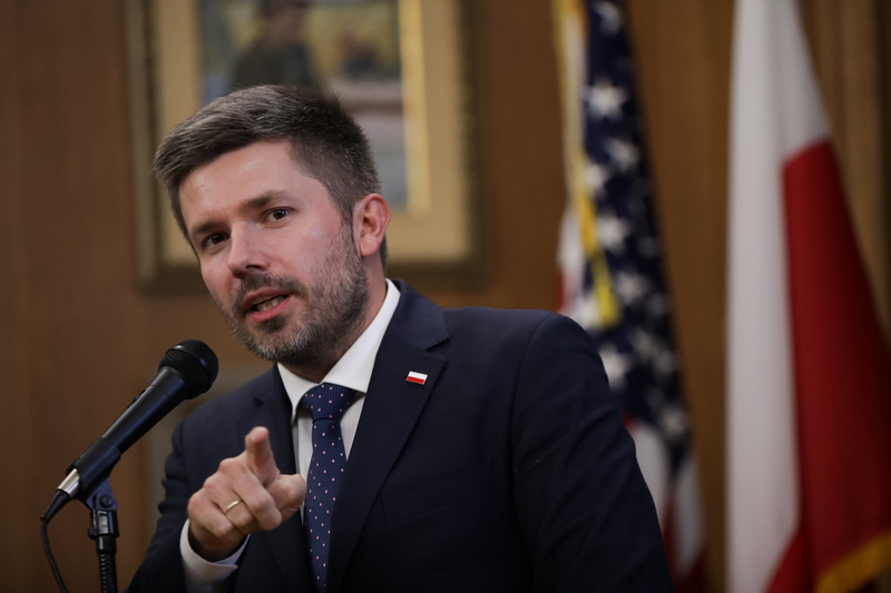 The opening of the"Trails of Hope. the Odyssey of Freedom" Exhibition in New Yprk, 8 November 2023; Photo: Mikołaj Bujak IPN