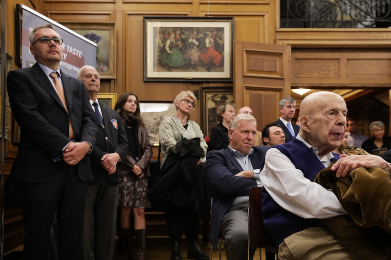 The opening of the"Trails of Hope. the Odyssey of Freedom" Exhibition in New Yprk, 8 November 2023; Photo: Mikołaj Bujak IPN