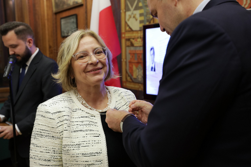 The ceremony of presenting the Cross of freedom and Solidarity Awards, New York 8 november 2023; Photo: Mikołaj Bujak IPN