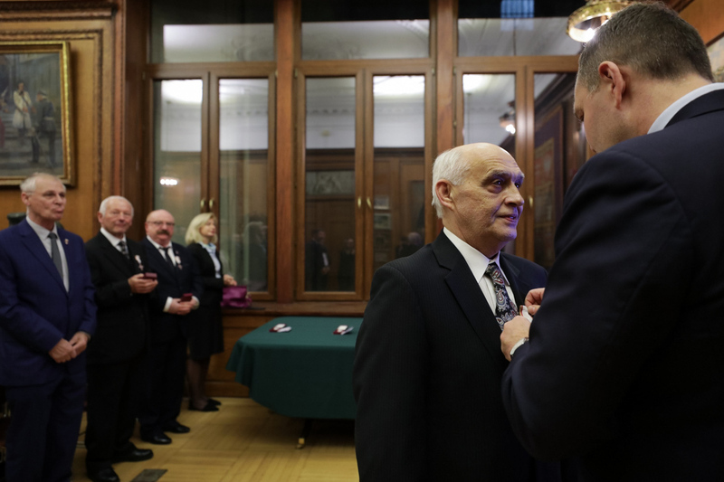 The ceremony of presenting the Cross of freedom and Solidarity Awards, New York 8 november 2023; Photo: Mikołaj Bujak IPN