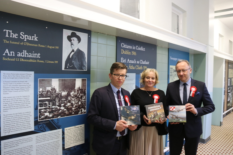 Inauguration of the "History Point" in Dublin, Ireland – 18 November 2023; photo: A. Chomicz (IPN)