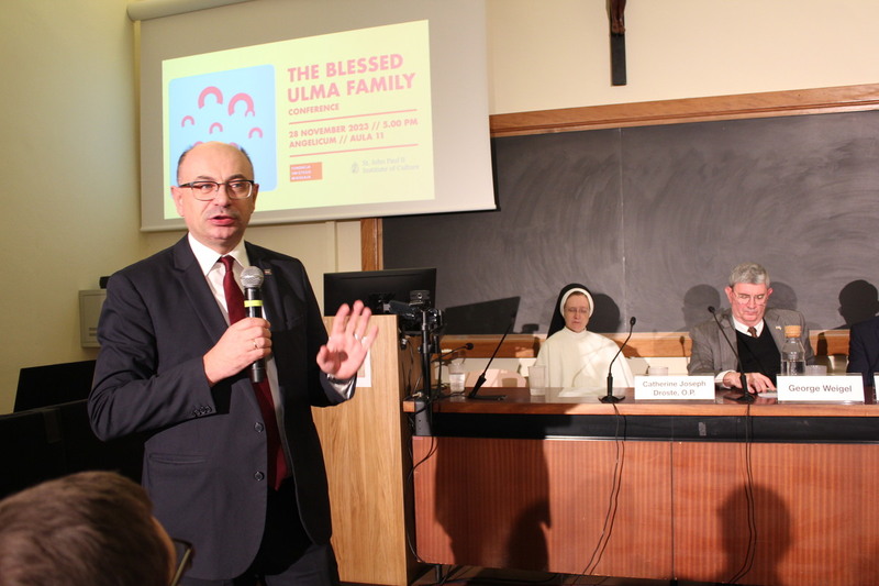 A conference dedicated to the Blessed Ulma Family in Rome – 28 November 2023; photo: S. Bardski (IPN)