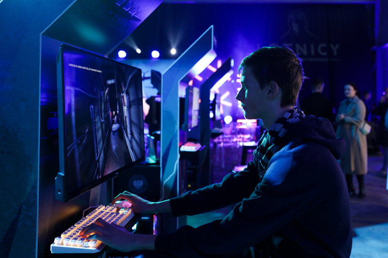 The premiere of the IPN AVIATORS – WAR IN THE SKIES game, 12 December 2023; Photo: Mikołaj Bujak, IPN