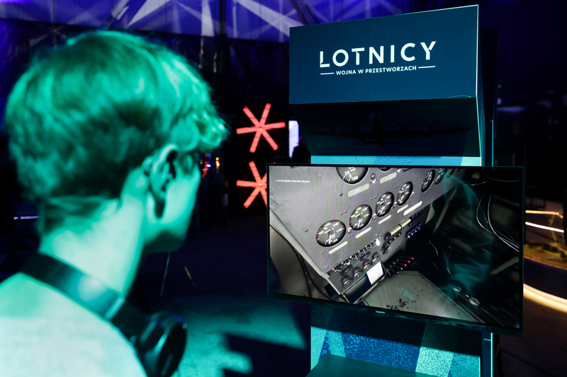 The premiere of the IPN AVIATORS – WAR IN THE SKIES game, 12 December 2023; Photo: Mikołaj Bujak, IPN