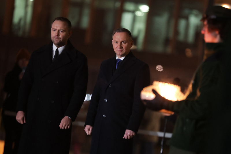 Light the "Light of Freedom", Photo: Mokołaj Bujak IPN