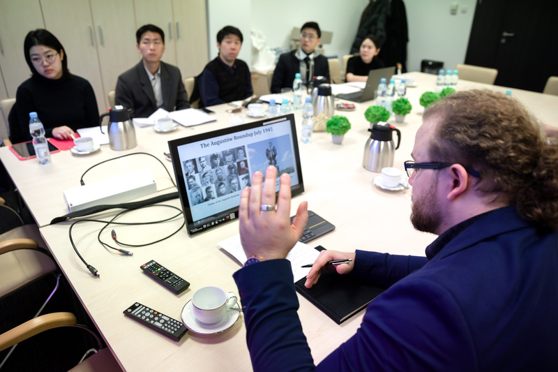 Representatives of the Ministry of Unification of Korea visited the IPN headquarters in Warsaw, photo: Sławomir Kasper, IPN
