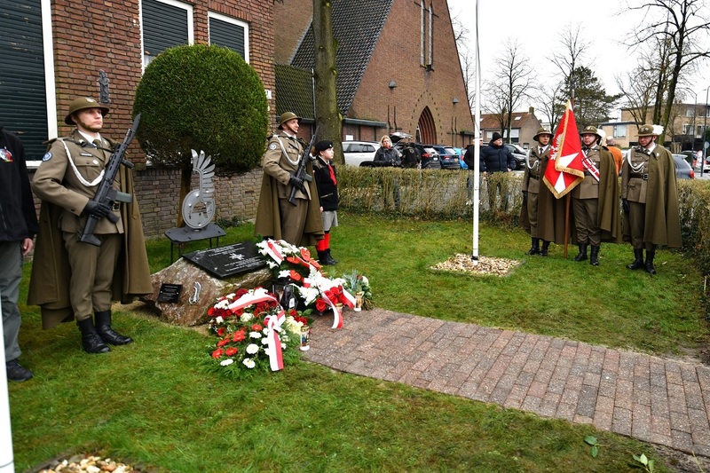 Ceremonies commemorating the Independent Highland Brigade - Den Hout, 4 February 2024. Photo: Witold Gudyś
