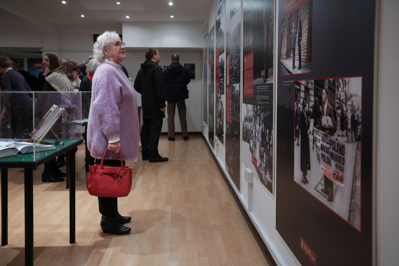 The IPN "Trails of Hope. The Odyssey of Freedom" exhibition presented in London -- 9 February 2024; photo: M. Bujak (IPN) The IPN "Trails of Hope. The Odyssey of Freedom" exhibition presented in London -- 9 February 2024; photo: M. Bujak (IPN)