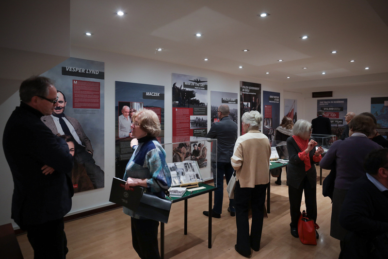 The IPN "Trails of Hope. The Odyssey of Freedom" exhibition presented in London -- 9 February 2024; photo: M. Bujak (IPN) The IPN "Trails of Hope. The Odyssey of Freedom" exhibition presented in London -- 9 February 2024; photo: M. Bujak (IPN)