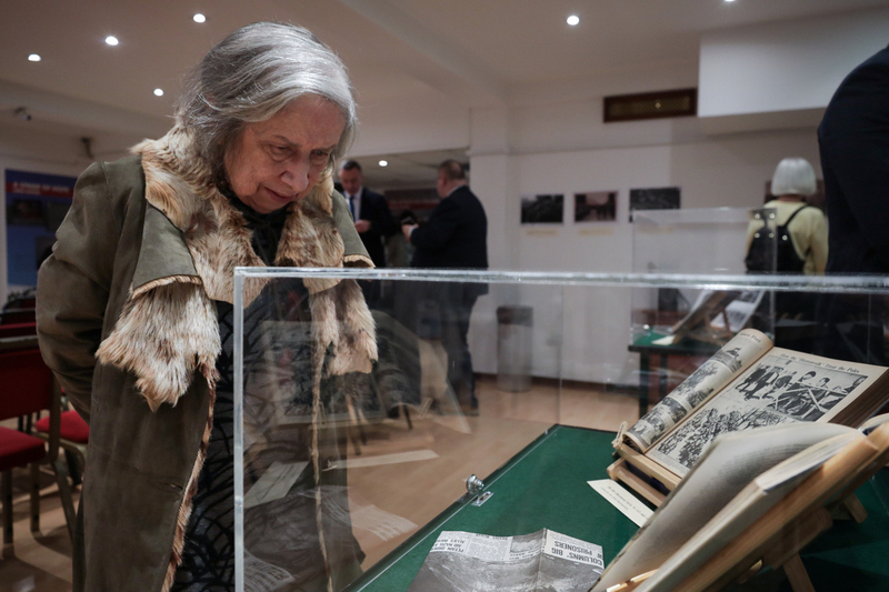 The IPN "Trails of Hope. The Odyssey of Freedom" exhibition presented in London -- 9 February 2024; photo: M. Bujak (IPN) The IPN "Trails of Hope. The Odyssey of Freedom" exhibition presented in London -- 9 February 2024; photo: M. Bujak (IPN)
