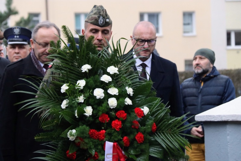The ceremony of unveiling of the monument commemorating the victims of German Nazism and Soviet communism – Malbork, Poland, 22 February 2024; photo: IPN The ceremony of unveiling of the monument commemorating the victims of German Nazism and Soviet communism – Malbork, Poland, 22 February 2024; photo: IPN