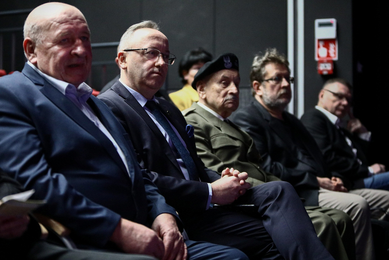 The ceremony of awarding the "Memorial Cross of the Unyielding Cursed Soldiers 1944-1963" – Ostrołęka, Poland, 2 March 2024; photo: S. Kasper (IPN)