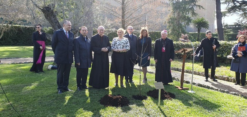 Commemoration of the Ulma family, Vatican Gardens, 6 March 2024; photo: public domain Commemoration of the Ulma family, Vatican Gardens, 6 March 2024; photo: public domain