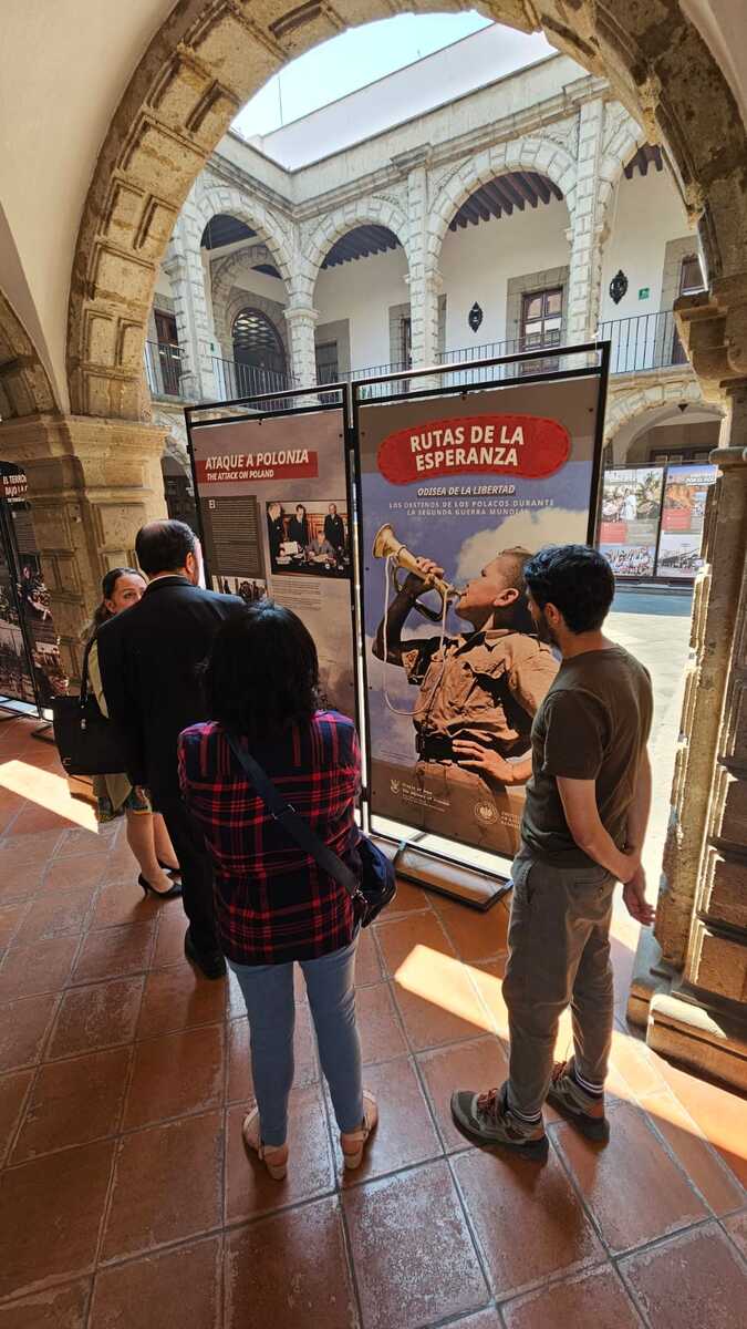 Opening of the “Trails of Hope. The Odyssey of Freedom” exhibition in Mexico – 5 March 2024; photo: Instituto Matías Romero