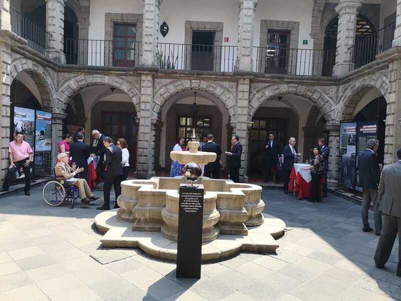 Opening of the “Trails of Hope. The Odyssey of Freedom” exhibition in Mexico – 5 March 2024; photo: Instituto Matías Romero