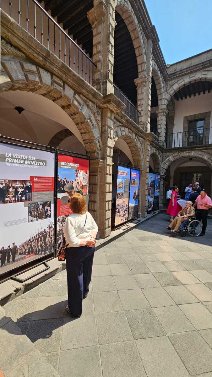 Opening of the “Trails of Hope. The Odyssey of Freedom” exhibition in Mexico – 5 March 2024; photo: Instituto Matías Romero
