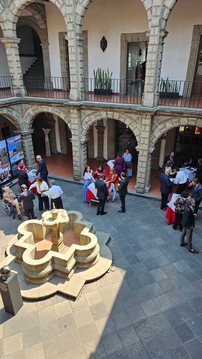 Opening of the “Trails of Hope. The Odyssey of Freedom” exhibition in Mexico – 5 March 2024; photo: Instituto Matías Romero