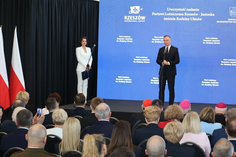 Celebration of the National Day of Remembrance of Poles Rescuing Jews under German occupation, Rzeszów-Jasionka, 24 March 2024; photo: Katarzyna gajda-Bator (IPN)