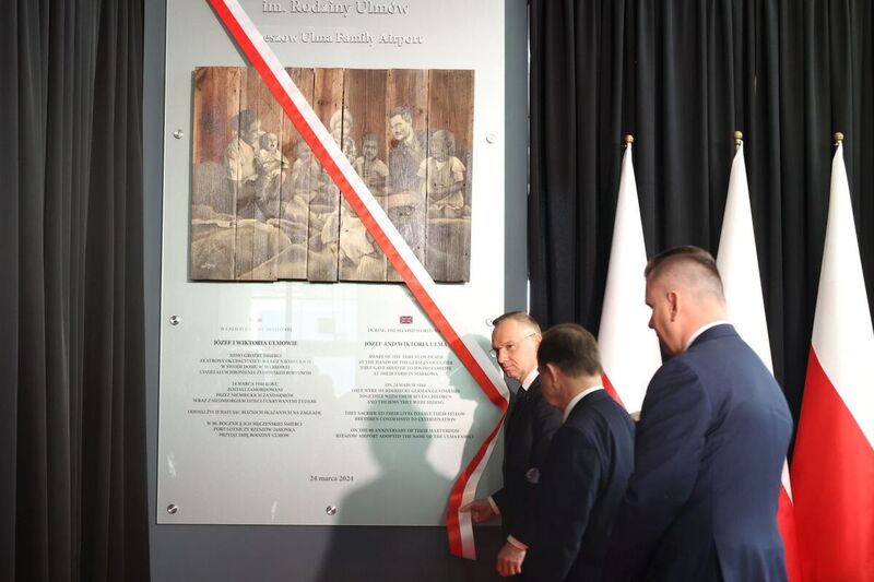 Celebration of the National Day of Remembrance of Poles Rescuing Jews under German occupation, Rzeszów-Jasionka, 24 March 2024; photo: Katarzyna gajda-Bator (IPN)